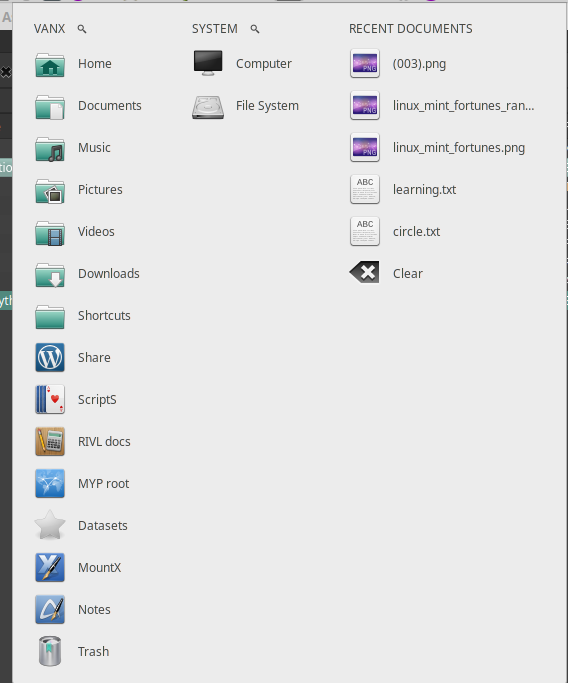 Linux Mint 19 Add Shortcuts to Panel