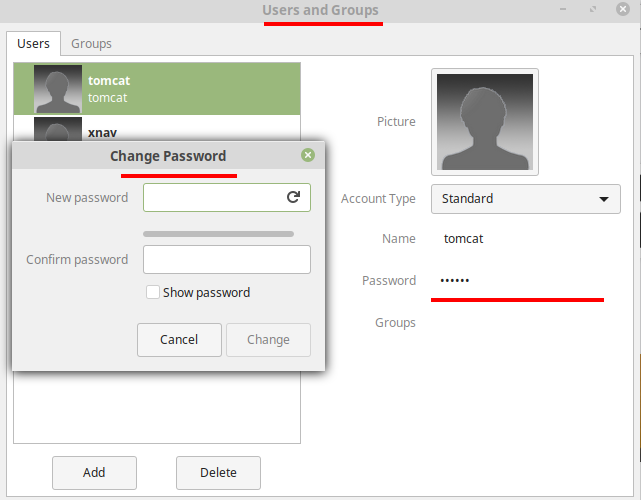 How to Change Password in Linux Mint Advanced